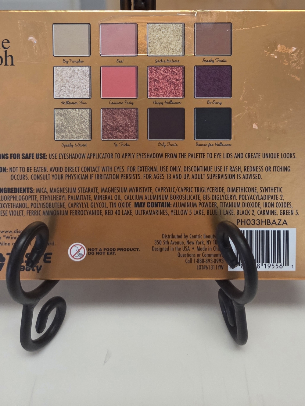 Taste Beauty X Disney Winnie The Pooh HALLOWEEN Eye Shadow And Lip Balm Bundle - Picture 9 of 10